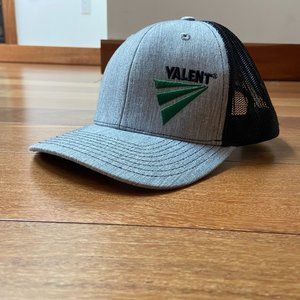Valent Trucker Mesh Back Snap Hat, Grey, Adjustable